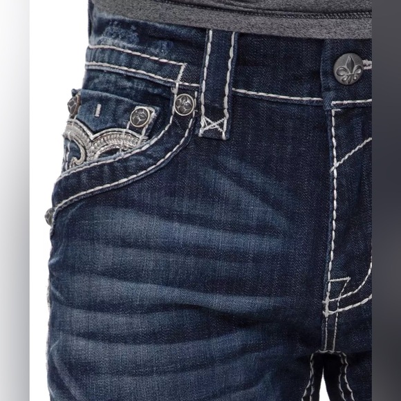 Rock Revival Jarrow Boot Jean 32x30 - Picture 3 of 8